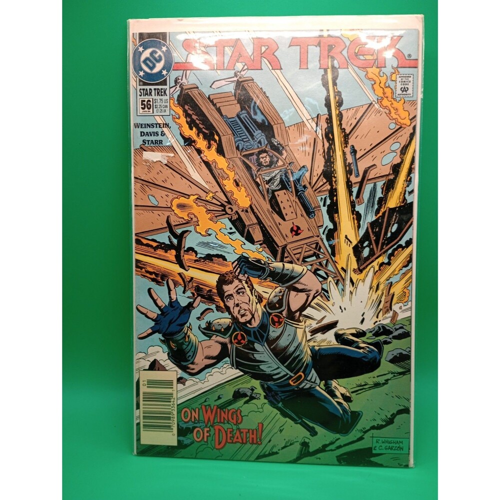 Star Trek On Wings Of Death Dc Comic Book By Weinstein Davis & Starr
